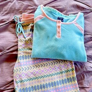 Muk Luk Women’s Flannel Pajamas Set